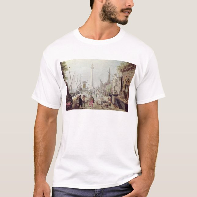 Den forntida porten av Antwerp Tee Shirt (Framsida)