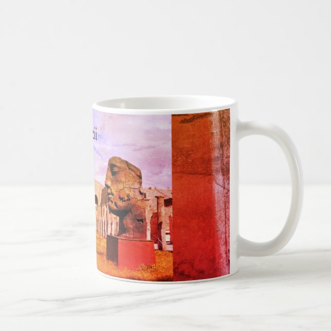 Den forntida staden av Pompeii Kaffemugg (Höger)
