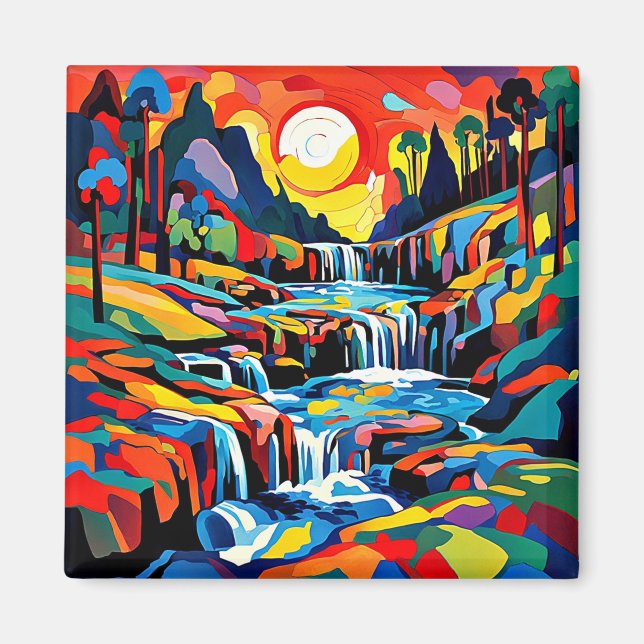 Den forsande floden magnet (Framsidan)