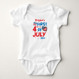 Den första 4 juli 2021 personlig namn & år t shirt
