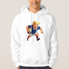 Den första amerikanska idrottsmannen, Donald Trump Hoodie
