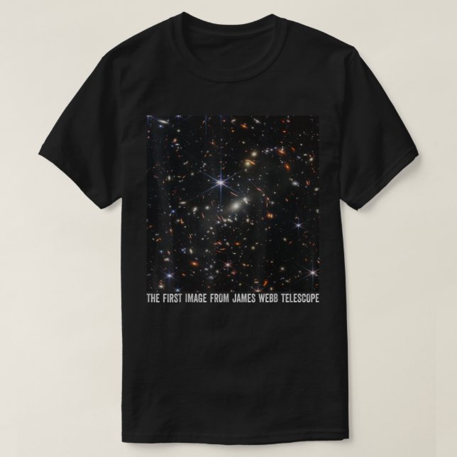Den första bilden från James Webb Space Telescop T Shirt (Design framsida)
