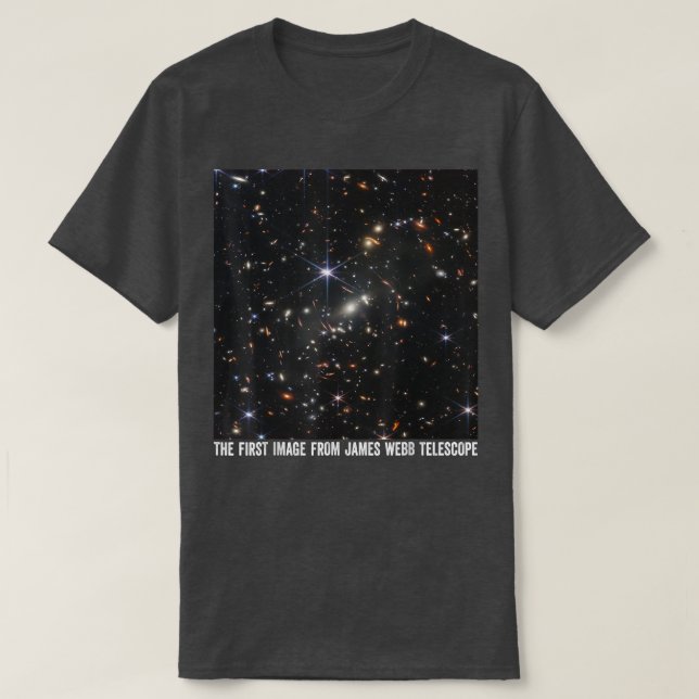 Den första bilden från James Webb Space Telescop T Shirt (Design framsida)