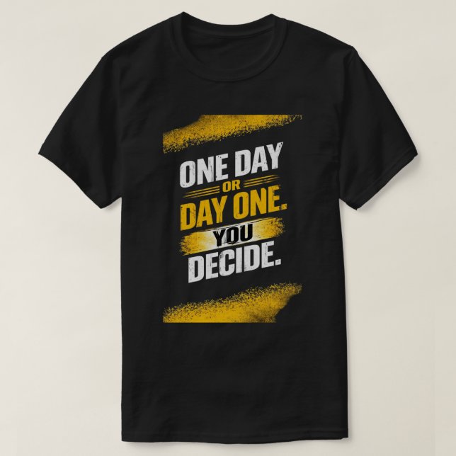 Den första dagen bestämma  t shirt (Design framsida)