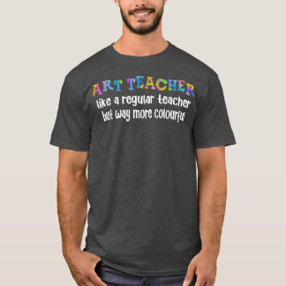 Den första dagen i Back to school Teach Art Teach  T Shirt
