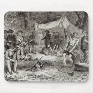 Den första dagen på Jamestown Musmatta