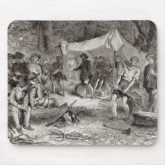 Den första dagen på Jamestown Musmatta (Framsidan)