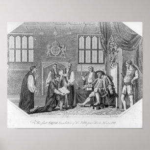 Den första engelska översättningen av bibeln poster