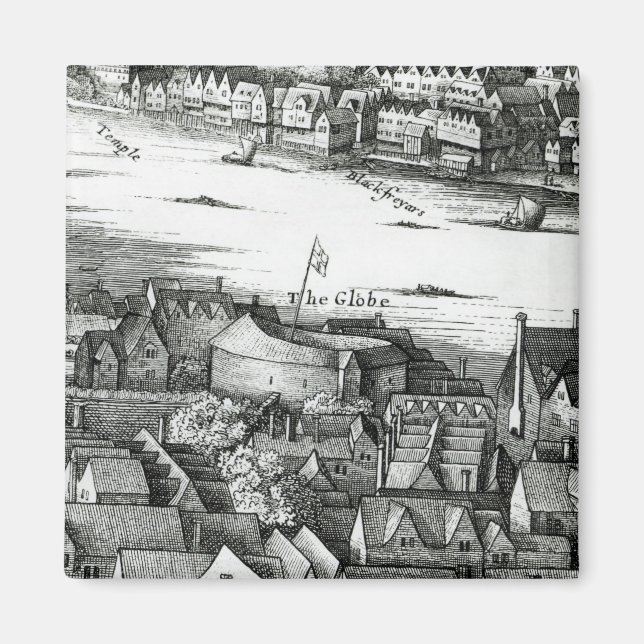 Den första Globe-teatern eller Ro-teatern Magnet (Framsidan)