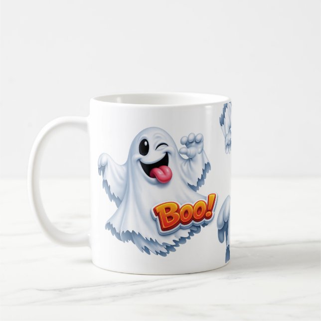 Den första i serien "Pufferton Spookles" Kaffemugg (Vänster)