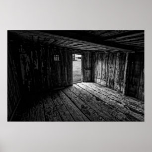 DEN FÖRSTA JAIL I MONTANA 1860 POSTER