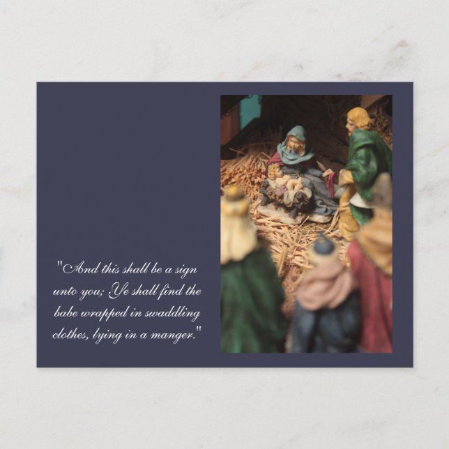 Den första julen helg vykort (Framsida)