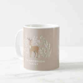 Den första julens naturliga renar, delikat 1 foto kaffemugg