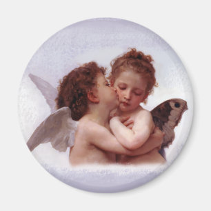 Den första konsmålningen av William Bouguereau Magnet