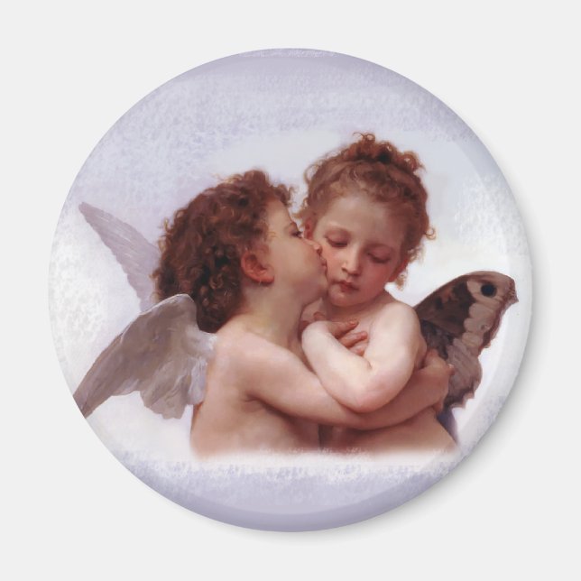 Den första konsmålningen av William Bouguereau Magnet (Framsidan)