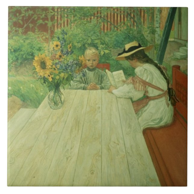 Den första Kursen, 1903 Kakelplatta (Framsidan)