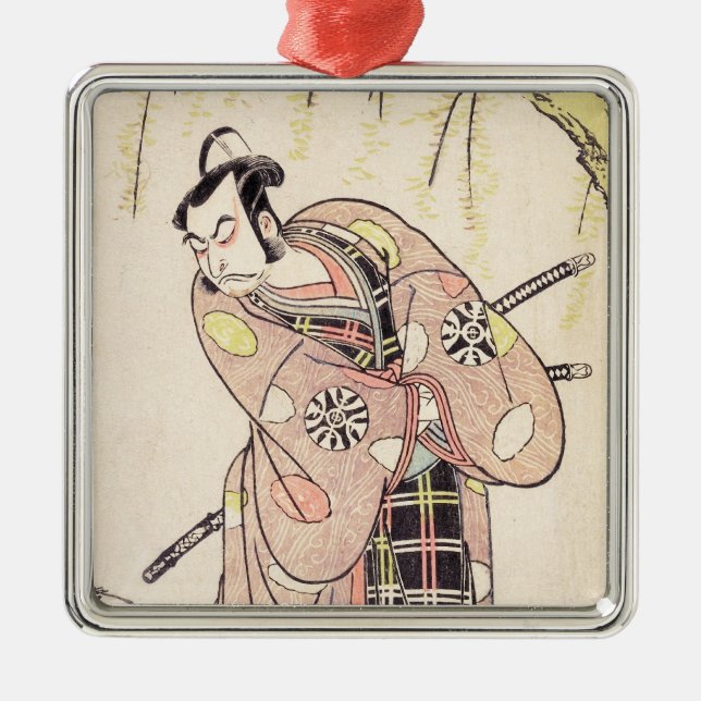 Den första Nakamuraen Nakazo som ett Julgransprydnad Metall (Framsidan)