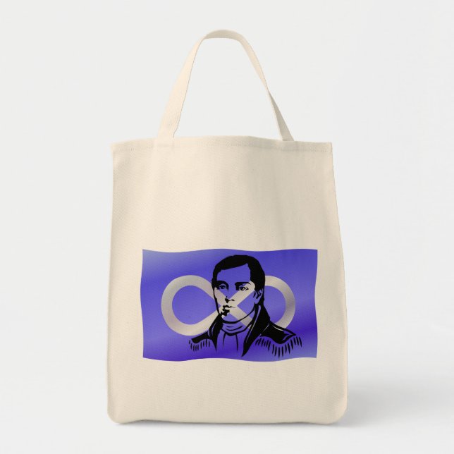 Den första nationtotot hänger lös den Metis Tygkasse (Framsidan)