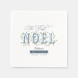 Den första Noel Pojke-julbabyskaren Pappersservett