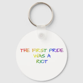 Den Första Pride var ett Upplopp – HBTQ-design Nyckelring