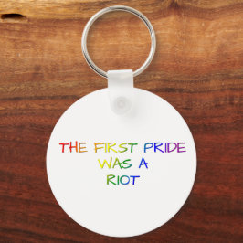 Den Första Pride var ett Upplopp – HBTQ-design Nyckelring