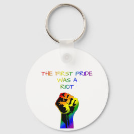 Den första Pride var ett upplopp – HBTQ-design Nyckelring