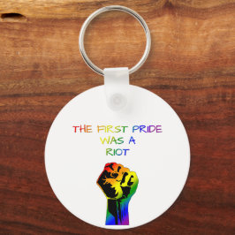 Den första Pride var ett upplopp – HBTQ-design Nyckelring