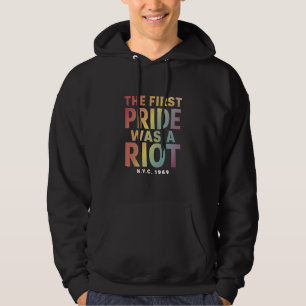 Den Första Pridefesten Var Ett Upplopp Hbtq Hbt Ga Hoodie