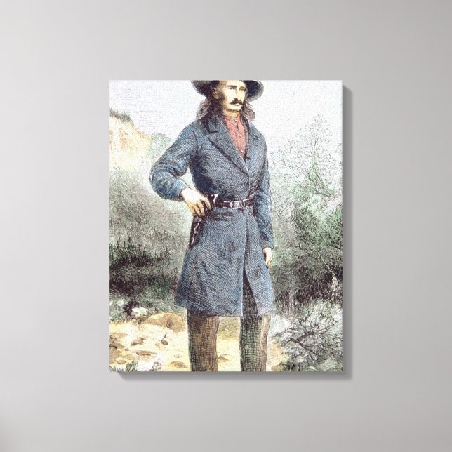 Den första publicerade bild av Vild Bill Hickok (Framsida)