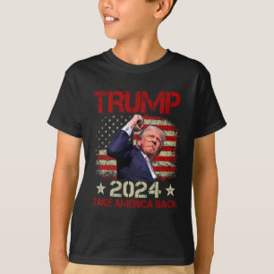 Den första pumpen Överlever normalt vid Trump 2024 T Shirt