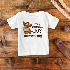 Den första rodeo-personligen namn t shirt