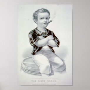 Den första röken - 1870 poster