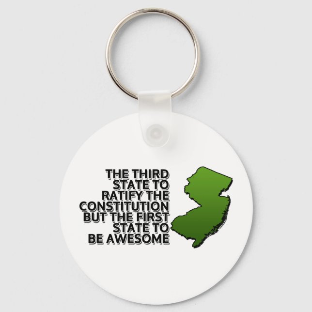 Den första stat som är fantastisk nyckelring (Framsida)