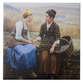 Den första stöten (sympati i Bereavement) Kakelplatta