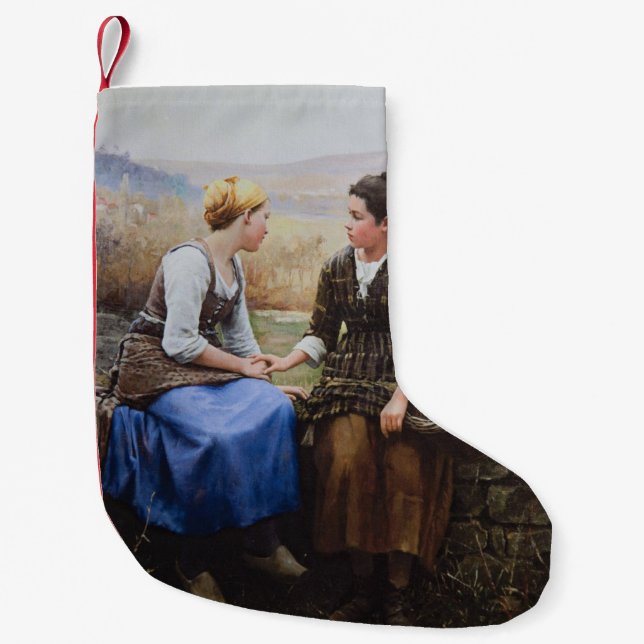 Den första stöten (sympati i Bereavement) Liten Julstrumpa (Framsidan)