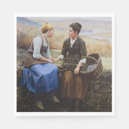 Den första stöten (sympati i Bereavement) Pappersservett