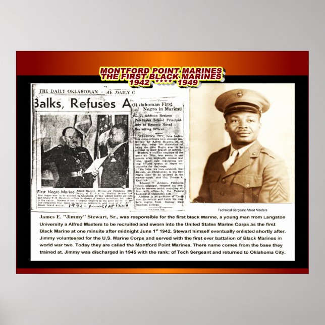 DEN FÖRSTA SVARTA MARINALEN 1942 POSTER (Framsidan)