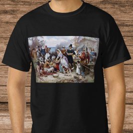 Den första thanksgiving av Jean Ferris c. 1912 T Shirt