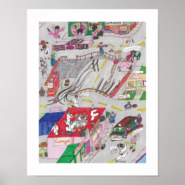 Den första Voltz Teckning Poster (Framsidan)