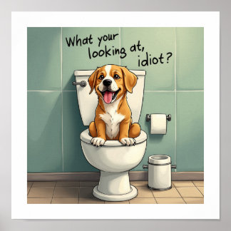 Den förstörda hund poster
