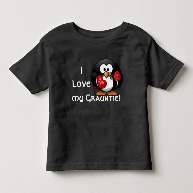 Den förtjusande pingvinet förklarar att "jag tee shirt (Framsida)