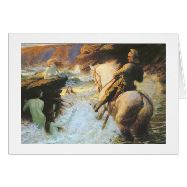 Den förtrollade kusten hälsningskort (Framsidan Horizontal)