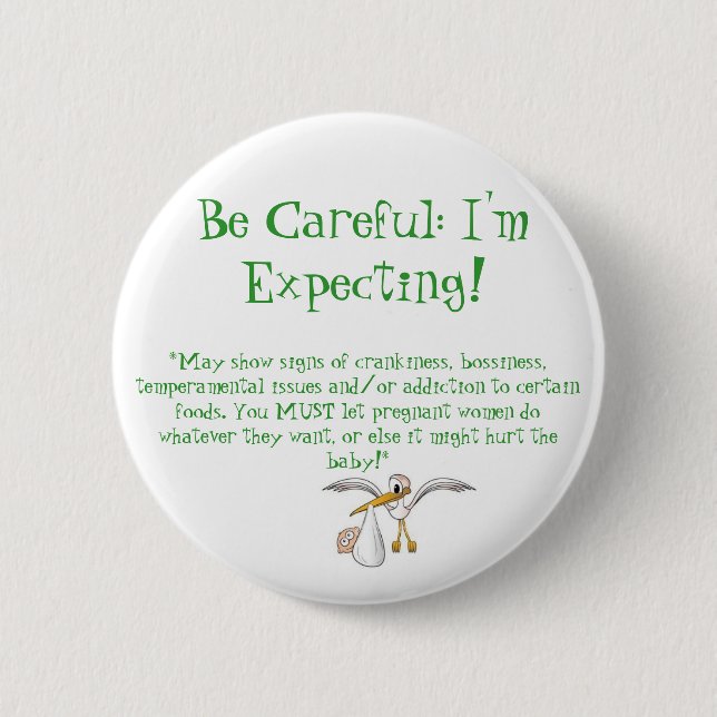 Den förväntansfulla modern knäppas knapp (Framsida)