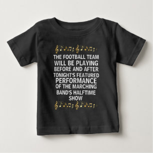 Den fotbollslag ska dräkten för lekmarschmusikba t shirt