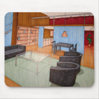 Den framförda rummusen vadderar musmatta