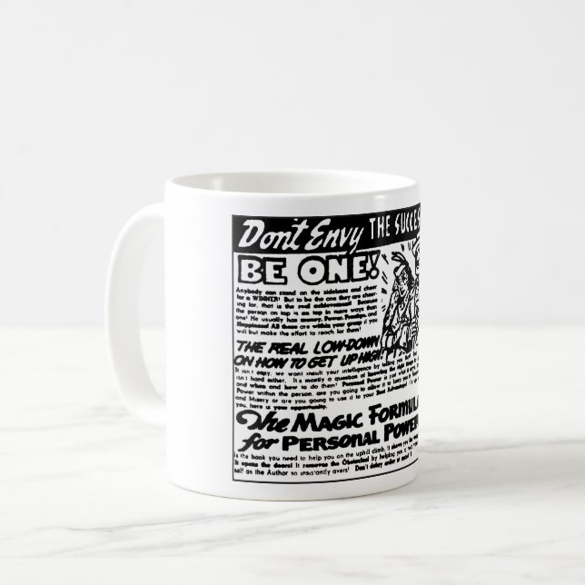 Den framgångsrika mannen kaffemugg (Framsida vänster)