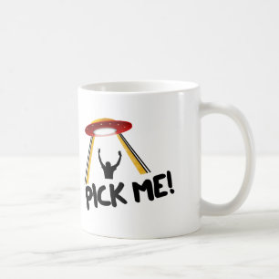 Den främmande frakten för UFO - välj mig! Kaffemugg