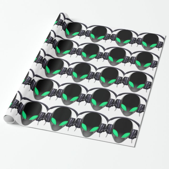 Den främmande musikälskare DJ - släta cetaceanen Presentpapper (Utrullad)