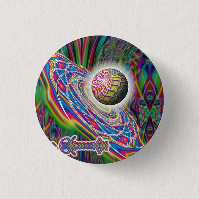 Den främmande spaceshipen knäppas knapp (Framsida)