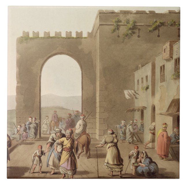 Den främsta gatan i Bethlehem, från 'beskådar av Kakelplatta (Framsidan)